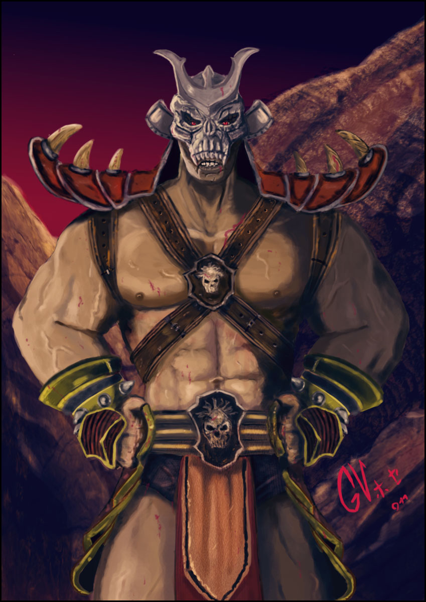 Shao Kahn por GenesisVandrake Dibujando