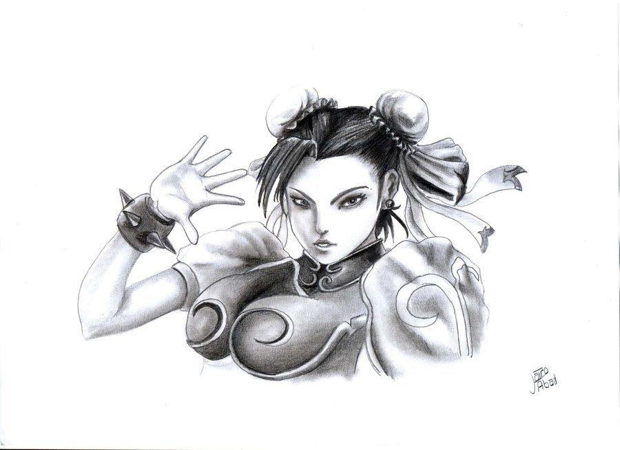 Chun Li por greenhoodkano Dibujando