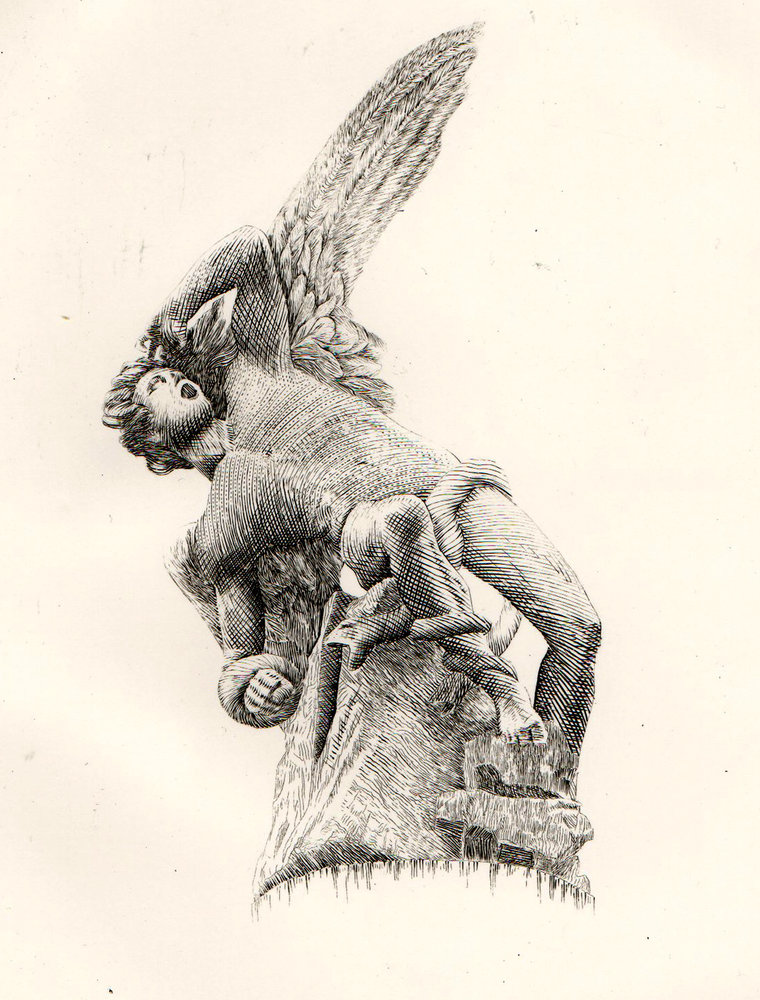 Ángel caído por Aguilar Dibujando
