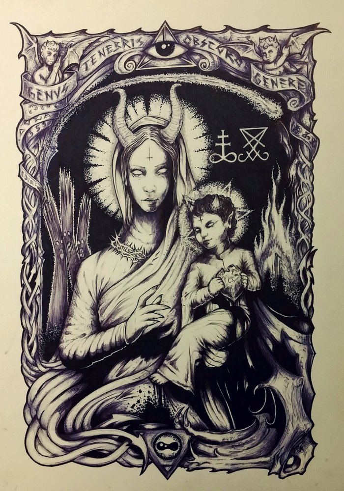 Nativity in Black por josemoratalla Dibujando