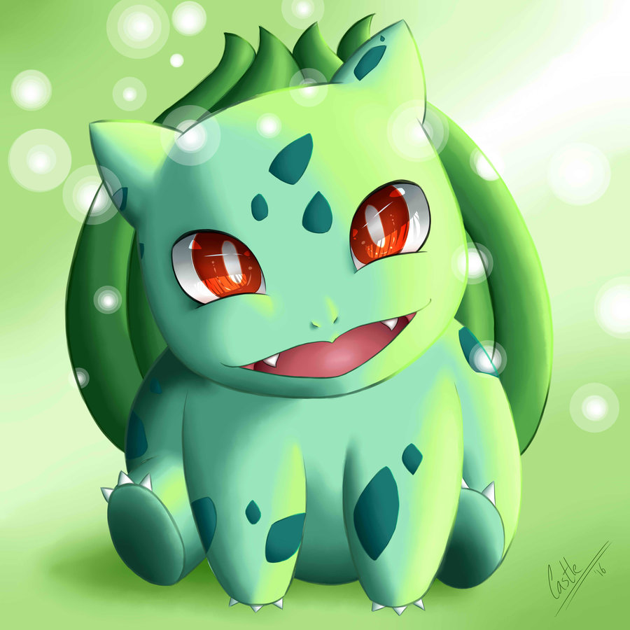 Cute Bulbasaur por EliCastillo Dibujando