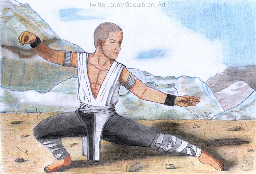 D&D (Neverwinter) Monje Humano (Personaje original) por Gequibren