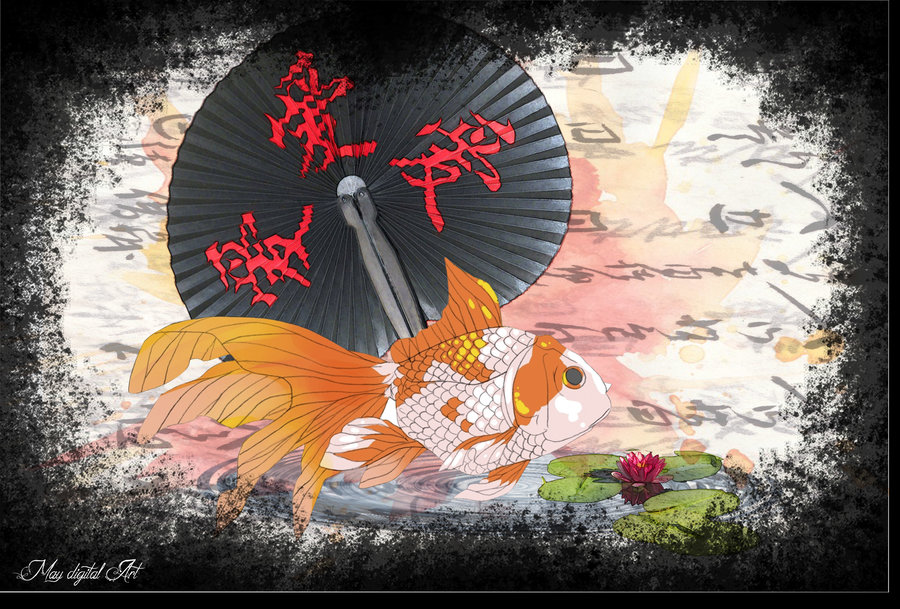 Carpa Japonesa por MayDigitalArt | Dibujando