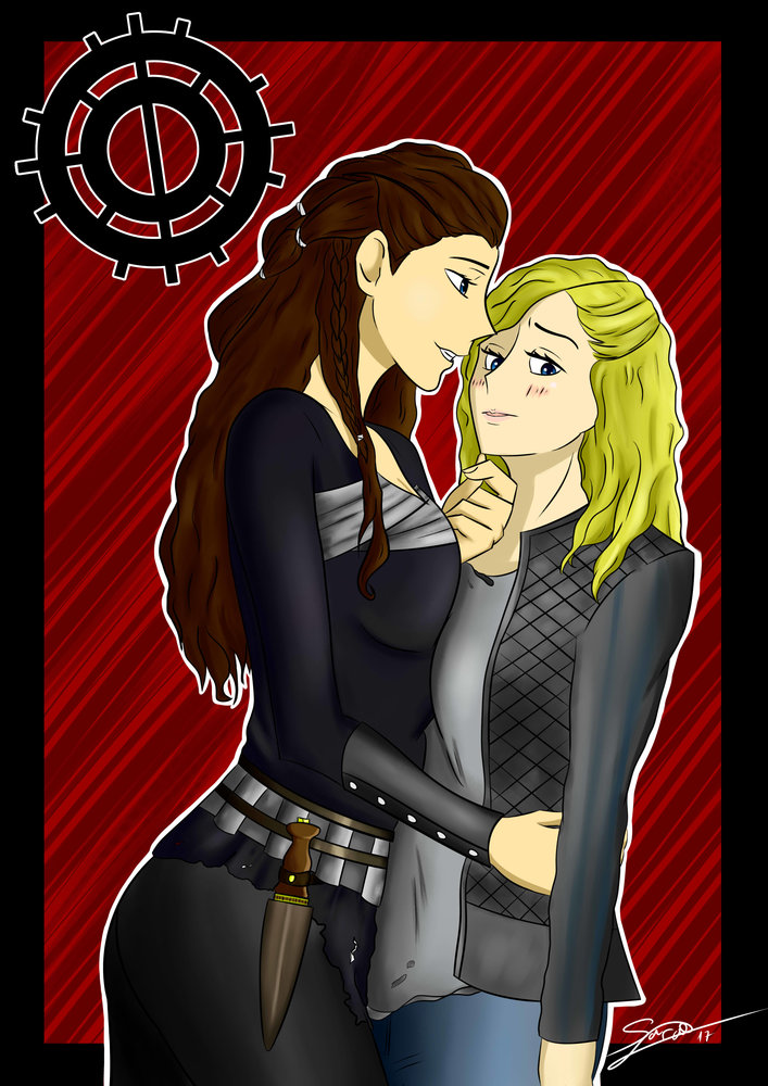 Lexa x Clarke por SaraYurii | Dibujando