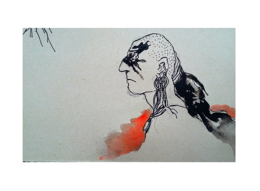 Guerrero huron por 411976 Dibujando