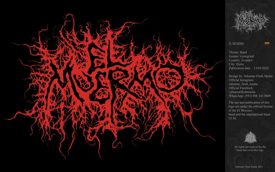 Logo by Ecuadorian Goregrind bands, El Muermo por FreddyCarrasco