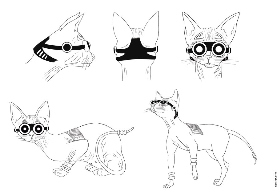 Gata por morettamatias Dibujando