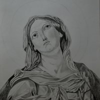 Virgen de la Inmaculada Concepción (B&W)