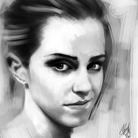 Emma Watson Retrato