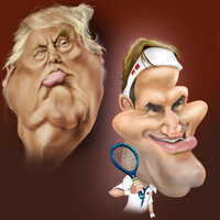 Caricaturas de famosos