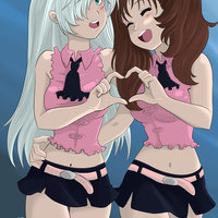 Diane y Elizabeth fanart! nanatsu no taizai