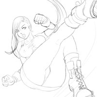 Tifa fanart sketch