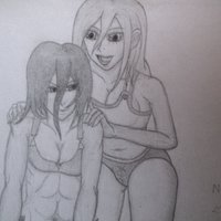 Mikasa e Historia (SNK).