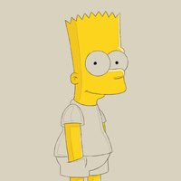 Bart Simpson Drawing Color Sketch by Oz Galeano
