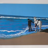 Un nuevo comienzo. Pintura acrílica sobre lienzo