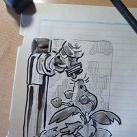 Inktober 2025 días #13 al #17