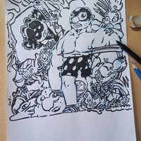 Inktober 2025 días #18 al #24