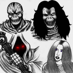 Algunos personajes de un comic que hice