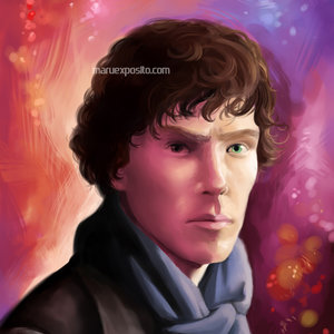 Sherlock Holmes - Retrato a Benedict Cumberbatch