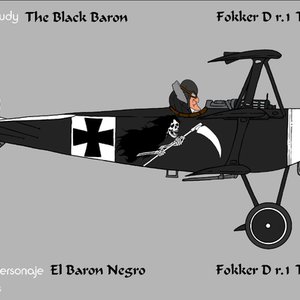 Estudio de personaje para animación &quot;El Barón Negro&quot; ©JonLarrocea 