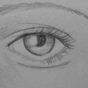 intentando otra manera para dibujar ojos