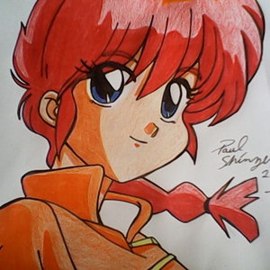 ranma 1/2  chica, rostro 