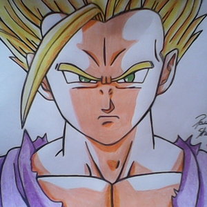 son gohan super saiyan a color