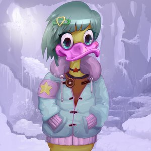 Walking in the snow