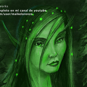 Elfa de la noche v2 #warcraft #mikelorenzoartworks