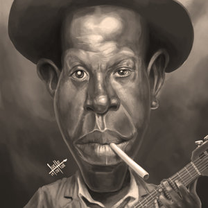 Robert Johnson - caricatura