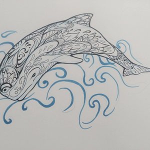 Inktober 12 Ballena