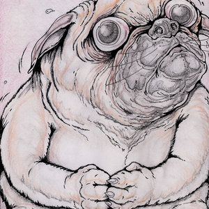 Pug Asustado