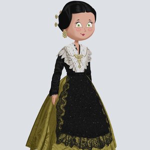 Comisión niña de Castellón, España