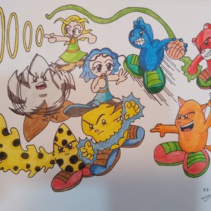 Juanchismon personajes