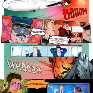 Pagina Comic Avión