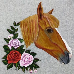 camiseta personalizada con yegua 1