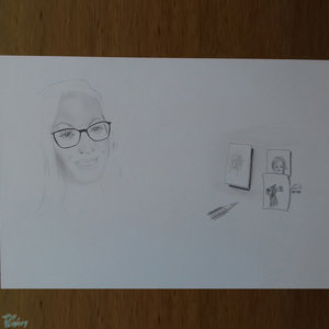  Mi retrato realista de una amiga mía - ¡artista del realismo!