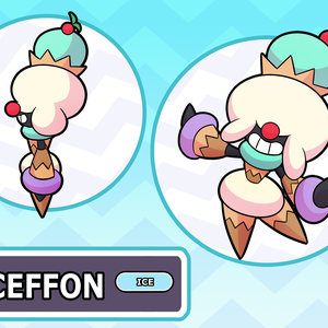 Fakemon....Snowbop y Iceffon