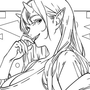 Diseño Página para Colorear A4 Descargable – Ángel y Súcubo (Diseño #1)