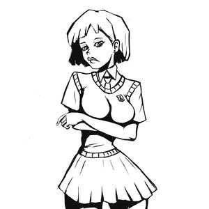 Pansy parkinson Fanart Ink