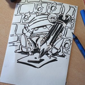 Inktober 2025 días #6 al #12