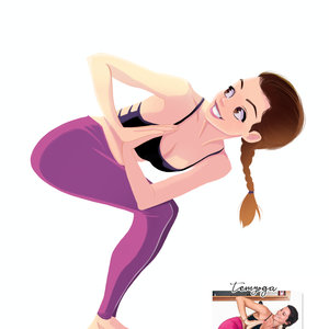 Caricatura cartoon temyoga