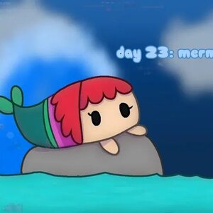 Juntsum tsum Day 23: mermaid