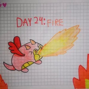 Juntsum tsum Day 24: fire