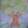 Arbol en acuarela