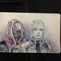 Dibujo diario - Día 4 - Tali y Liara