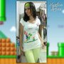 Camiseta pintada MARIO BROS