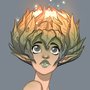 Chica planta