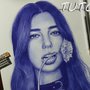 Cómo dibujar un rostro con bolígrafo paso a paso / dua lipa