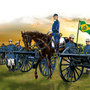 Guerra de la Triple Alianza. General mallet Apuntando a Piribebuy